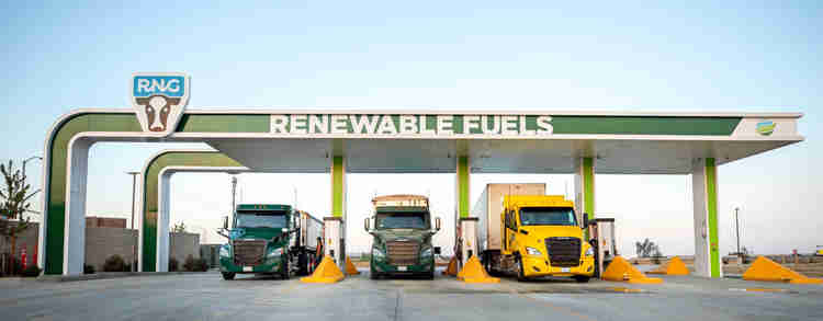 California dairy-derived RNG fueling station in Goshen