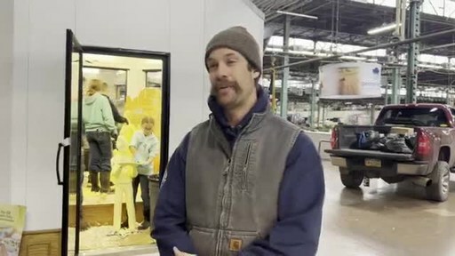 Dairy Farmer Brett Reinford of Reinford Farms in Mifflintown, PA (Juniata County) will recycle the butter from the 2024 PA Farm Show Butter Sculpture titled, “Table for All: Pennsylvania Dairy Connects Communities.” Helping deconstruct the sculpture on Sunday, Jan. 14th are members of the Friendship Community 4-H Club of Dauphin County, along with members of the Reinford family. Dairy Farmer Brett Reinford of Reinford Farms in Mifflintown, PA (Juniata County) will recycle the butter from the 2024 PA Farm Show Butter Sculpture titled, “Table for All: Pennsylvania Dairy Connects Communities.” Helping deconstruct the sculpture on Sunday, Jan. 14th are members of the Friendship Community 4-H Club of Dauphin County, along with members of the Reinford family.