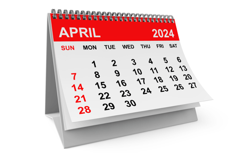 April calendar