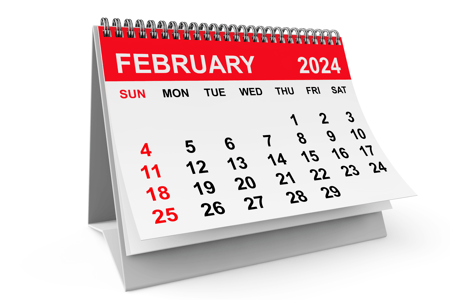 February calendar