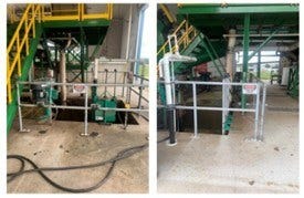Figure 1: Photo of a Confined space at The Penn State dairy farm