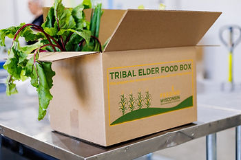 A Tribal Elder Food Box. 