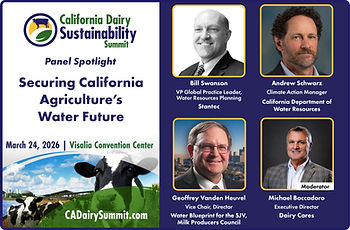 Leaders will discuss California’s efforts to ensure a better water future, March 24 in Visalia. Learn more here. 
