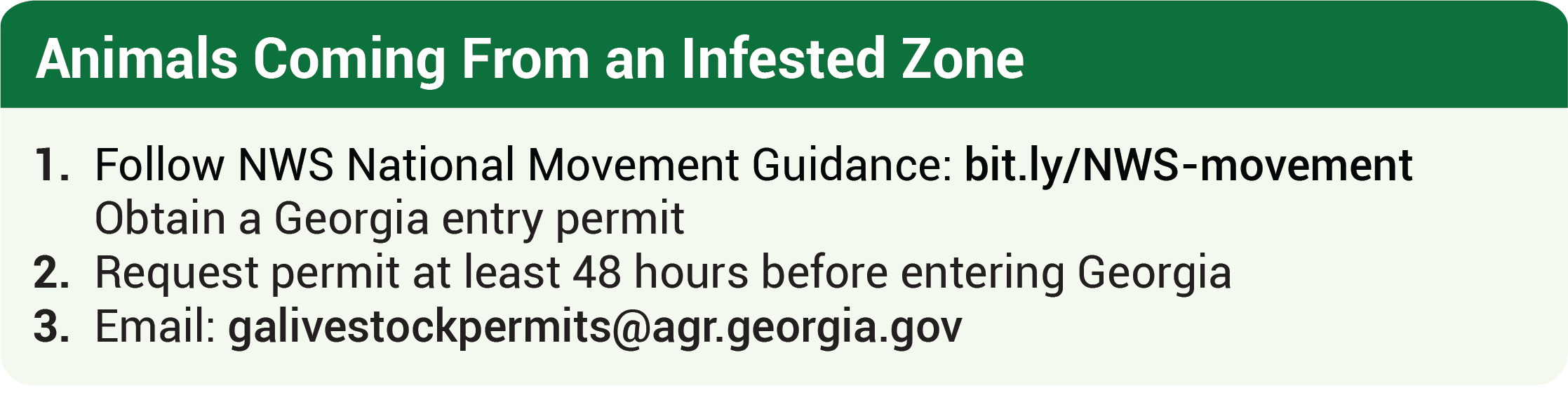 Georgia Expands Animal Entry Requirements Following Sixth New World Screwworm Detection in the U.S.