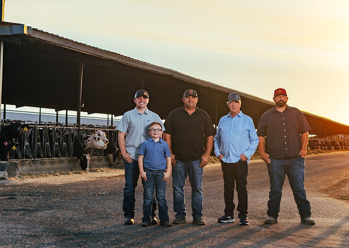 California family on dairy