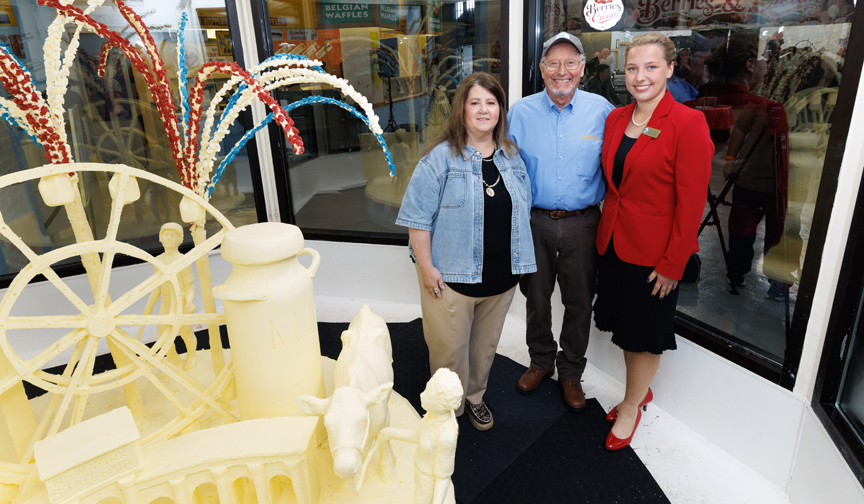 58th Annual New York State Fair Butter Sculpture Celebrates 250 Years of American Traditions, New York Style